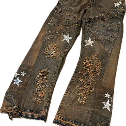 Flared Denim 01 collection